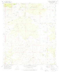 Buford Hill Arizona Historical topographic map, 1:24000 scale, 7.5 X 7.5 Minute, Year 1972