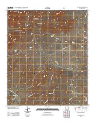 Buford Hill Arizona Historical topographic map, 1:24000 scale, 7.5 X 7.5 Minute, Year 2011