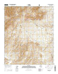 Buford Hill Arizona Current topographic map, 1:24000 scale, 7.5 X 7.5 Minute, Year 2014