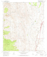 Bumble Bee Arizona Historical topographic map, 1:24000 scale, 7.5 X 7.5 Minute, Year 1969
