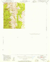 Bumblebee Arizona Historical topographic map, 1:62500 scale, 15 X 15 Minute, Year 1947