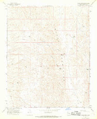 Burns Spring Arizona Historical topographic map, 1:24000 scale, 7.5 X 7.5 Minute, Year 1967