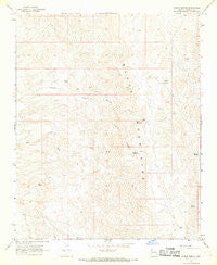 Burns Spring Arizona Historical topographic map, 1:24000 scale, 7.5 X 7.5 Minute, Year 1967