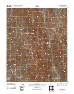 Burns Spring Arizona Historical topographic map, 1:24000 scale, 7.5 X 7.5 Minute, Year 2011
