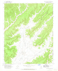 Burnt Corn Spring Arizona Historical topographic map, 1:24000 scale, 7.5 X 7.5 Minute, Year 1967