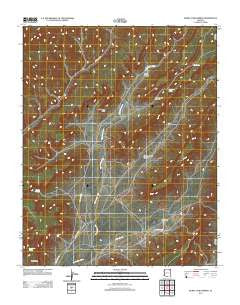 Burnt Corn Spring Arizona Historical topographic map, 1:24000 scale, 7.5 X 7.5 Minute, Year 2011