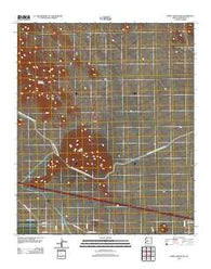 Burnt Mountain Arizona Historical topographic map, 1:24000 scale, 7.5 X 7.5 Minute, Year 2011
