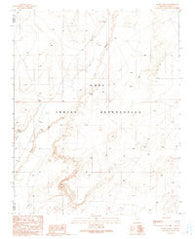 Burro Spring Arizona Historical topographic map, 1:24000 scale, 7.5 X 7.5 Minute, Year 1991