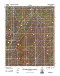 Burro Spring Arizona Historical topographic map, 1:24000 scale, 7.5 X 7.5 Minute, Year 2011