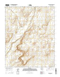 Burro Spring Arizona Current topographic map, 1:24000 scale, 7.5 X 7.5 Minute, Year 2014