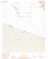 Butler Mountains Arizona Historical topographic map, 1:24000 scale, 7.5 X 7.5 Minute, Year 1990