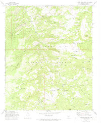 Buzzard Roost Mesa Arizona Historical topographic map, 1:24000 scale, 7.5 X 7.5 Minute, Year 1972