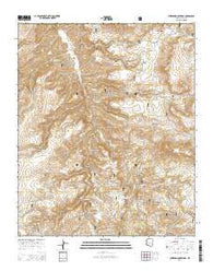 Buzzard Roost Mesa Arizona Current topographic map, 1:24000 scale, 7.5 X 7.5 Minute, Year 2014
