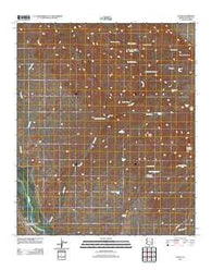 Bylas Arizona Historical topographic map, 1:24000 scale, 7.5 X 7.5 Minute, Year 2011