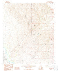 Bylas Arizona Historical topographic map, 1:24000 scale, 7.5 X 7.5 Minute, Year 1989