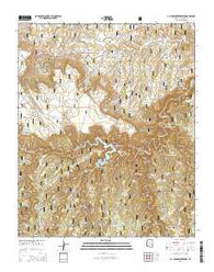 C.C. Cragin Reservoir Arizona Current topographic map, 1:24000 scale, 7.5 X 7.5 Minute, Year 2014