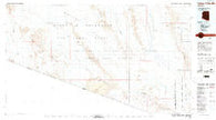 Cabeza Prieta Mts Arizona Historical topographic map, 1:100000 scale, 30 X 60 Minute, Year 1980