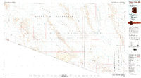 Cabeza Prieta Mts Arizona Historical topographic map, 1:100000 scale, 30 X 60 Minute, Year 1980
