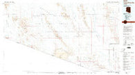 Cabeza Prieta Mts Arizona Historical topographic map, 1:100000 scale, 30 X 60 Minute, Year 1980