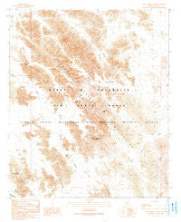Cabeza Prieta Peak Arizona Historical topographic map, 1:24000 scale, 7.5 X 7.5 Minute, Year 1990