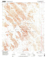 Cabeza Prieta Peak Arizona Historical topographic map, 1:24000 scale, 7.5 X 7.5 Minute, Year 1996