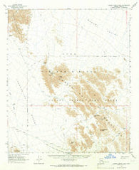 Cabeza Prieta Peak Arizona Historical topographic map, 1:62500 scale, 15 X 15 Minute, Year 1965