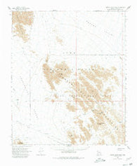 Cabeza Prieta Peak Arizona Historical topographic map, 1:62500 scale, 15 X 15 Minute, Year 1965