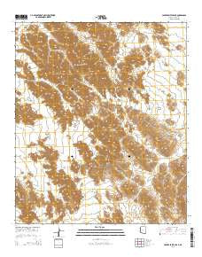 Cabeza Prieta Peak Arizona Current topographic map, 1:24000 scale, 7.5 X 7.5 Minute, Year 2014