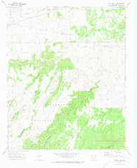 Cactus Flat Arizona Historical topographic map, 1:24000 scale, 7.5 X 7.5 Minute, Year 1970