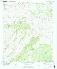 Cactus Flat Arizona Historical topographic map, 1:24000 scale, 7.5 X 7.5 Minute, Year 1970