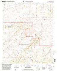 Cactus Flat Arizona Historical topographic map, 1:24000 scale, 7.5 X 7.5 Minute, Year 1998
