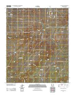 Cactus Flat Arizona Historical topographic map, 1:24000 scale, 7.5 X 7.5 Minute, Year 2011
