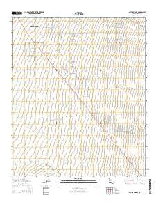 Cactus Forest Arizona Current topographic map, 1:24000 scale, 7.5 X 7.5 Minute, Year 2014