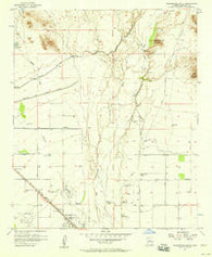 Calderwood Butte Arizona Historical topographic map, 1:24000 scale, 7.5 X 7.5 Minute, Year 1957