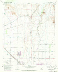 Calderwood Butte Arizona Historical topographic map, 1:24000 scale, 7.5 X 7.5 Minute, Year 1957