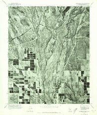 Calderwood Butte Arizona Historical topographic map, 1:24000 scale, 7.5 X 7.5 Minute, Year 1971