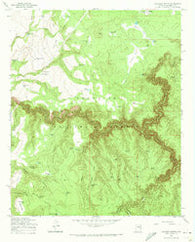 Calloway Butte Arizona Historical topographic map, 1:24000 scale, 7.5 X 7.5 Minute, Year 1965