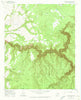 Calloway Butte Arizona Historical topographic map, 1:24000 scale, 7.5 X 7.5 Minute, Year 1965