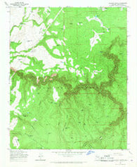 Calloway Butte Arizona Historical topographic map, 1:24000 scale, 7.5 X 7.5 Minute, Year 1965