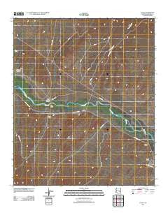 Calva Arizona Historical topographic map, 1:24000 scale, 7.5 X 7.5 Minute, Year 2011