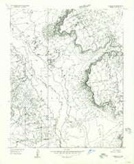 Cameron SE Arizona Historical topographic map, 1:24000 scale, 7.5 X 7.5 Minute, Year 1955