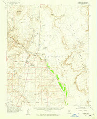 Cameron Arizona Historical topographic map, 1:62500 scale, 15 X 15 Minute, Year 1955