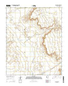 Cameron SE Arizona Current topographic map, 1:24000 scale, 7.5 X 7.5 Minute, Year 2014