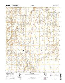 Cameron South Arizona Current topographic map, 1:24000 scale, 7.5 X 7.5 Minute, Year 2014