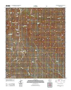 Cammerman Wash Arizona Historical topographic map, 1:24000 scale, 7.5 X 7.5 Minute, Year 2011
