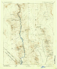 Camp Mohave Arizona Historical topographic map, 1:250000 scale, 1 X 1 Degree, Year 1892