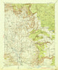 Camp Verde Arizona Historical topographic map, 1:125000 scale, 30 X 30 Minute, Year 1936