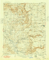 Camp Verde Arizona Historical topographic map, 1:125000 scale, 30 X 30 Minute, Year 1936