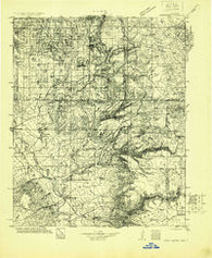 Camp Verde Arizona Historical topographic map, 1:125000 scale, 30 X 30 Minute, Year 1923