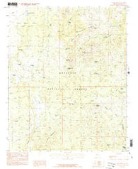 Camp Wood Arizona Historical topographic map, 1:24000 scale, 7.5 X 7.5 Minute, Year 1986